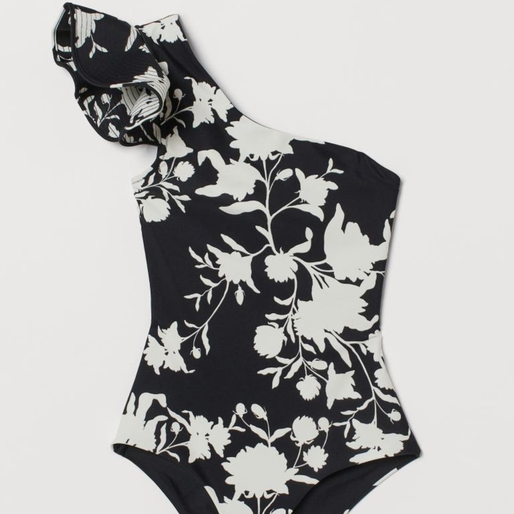 JOHANNA ORTIZ RUFFLED ONE-SHOULDER SWIMSUIT